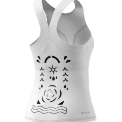 adidas Tenniskleding*Par T Y tennis tanktop dames white black