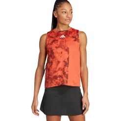 adidas Tenniskleding*Paris Match tennis tanktop dames preloved red