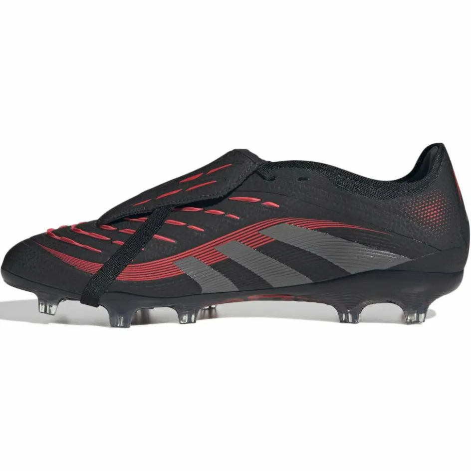 adidas Voetbalschoenen*Predator Pro FG voetbalschoenen heren core black grey four lucid red
