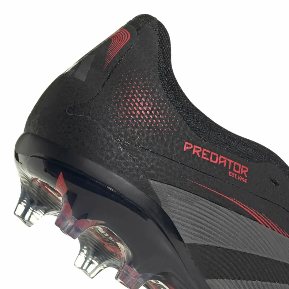 adidas Voetbalschoenen*Predator Pro FG voetbalschoenen heren core black grey four lucid red