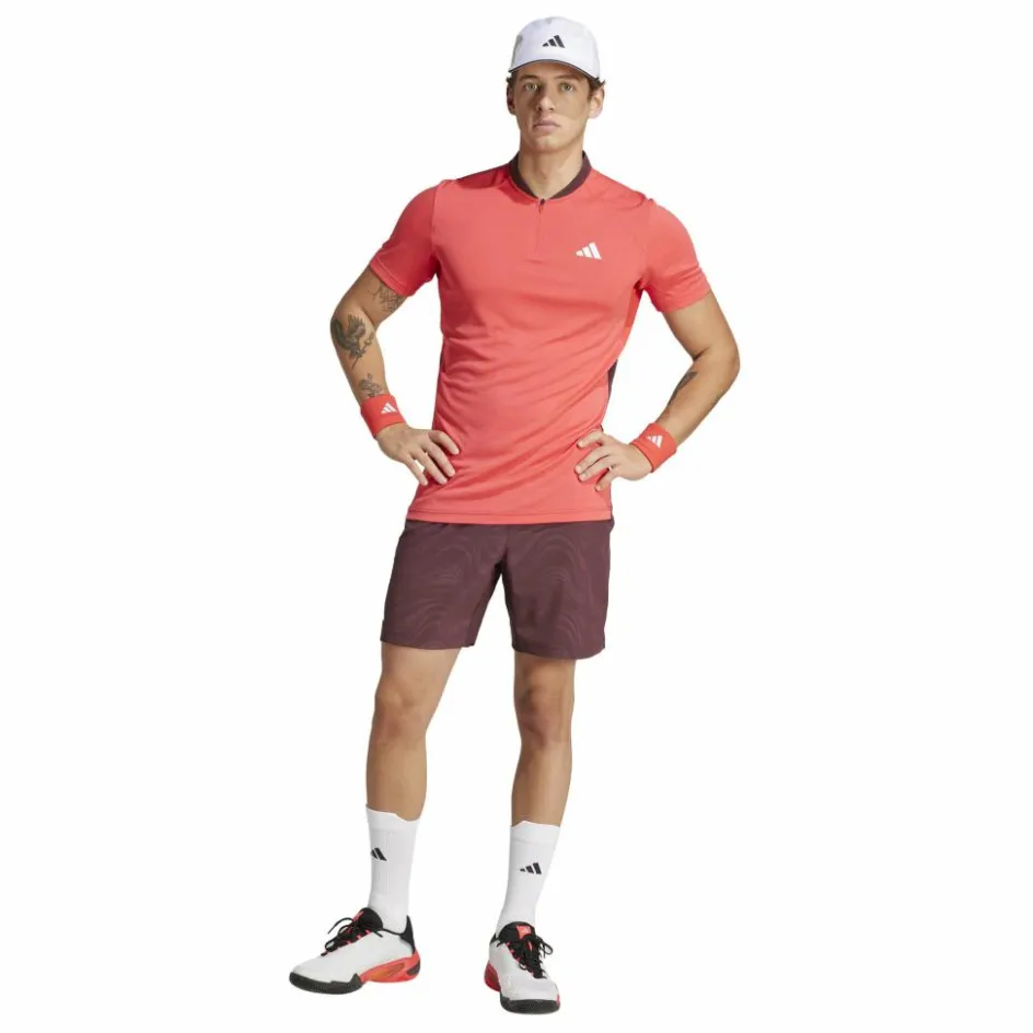 adidas Tenniskleding*Pro Ergo tennisshort heren aurora ruby brown