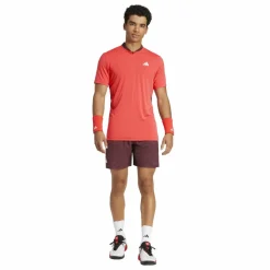 adidas Tenniskleding*Pro FreeLift tennispolo heren semi lucid red