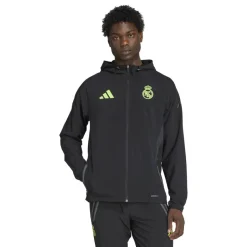 adidas Voetbalkleding*Real Madrid Tiro 25 Pro Vis Tech trainingsjack heren black