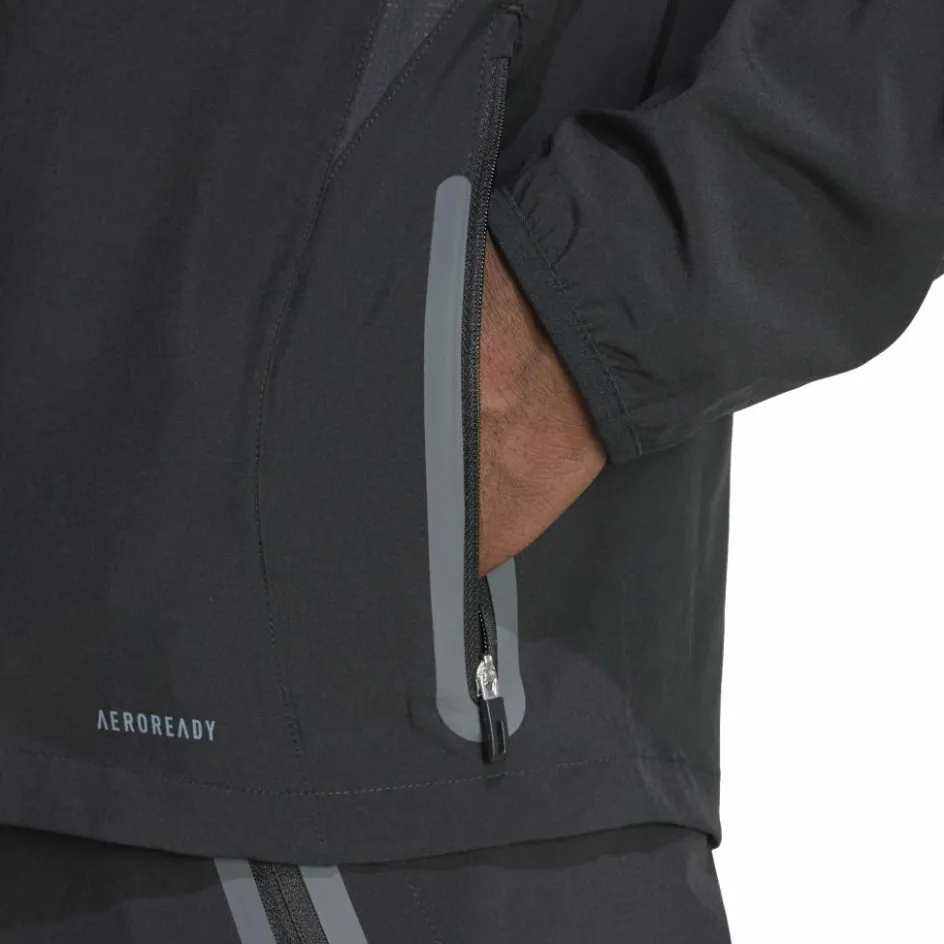 adidas Voetbalkleding*Real Madrid Tiro 25 Pro Vis Tech trainingsjack heren black