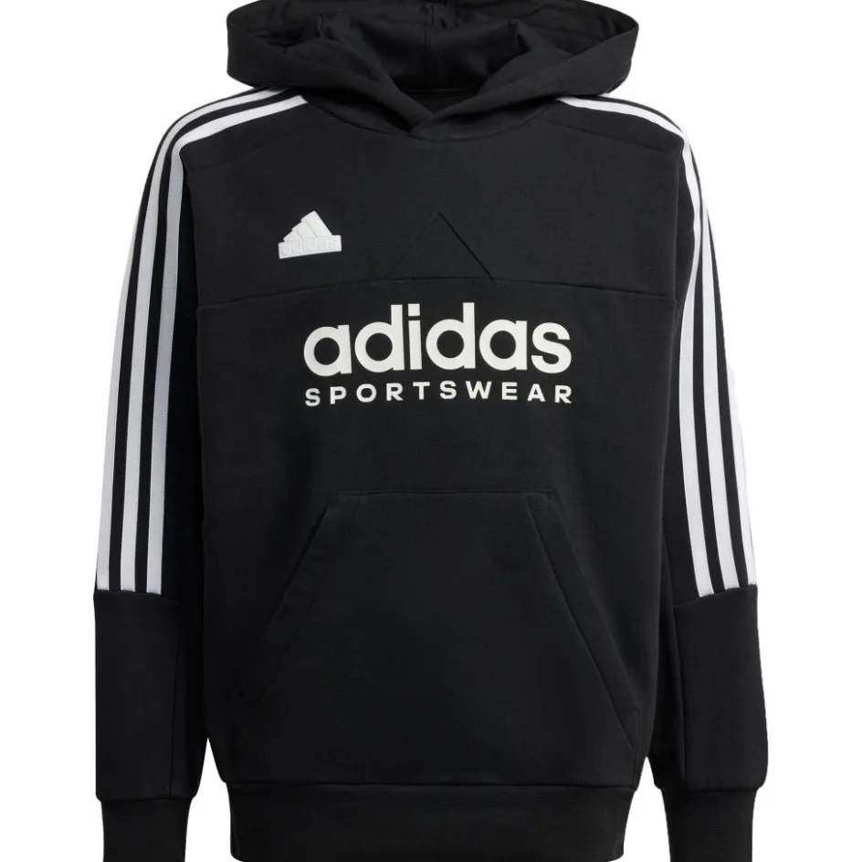 adidas Sport Trui*Tiro fleece hoodie junior black white