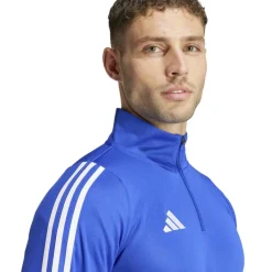 adidas Voetbalkleding*Tiro trainingsshirt heren 24 lucid blue white app solar red