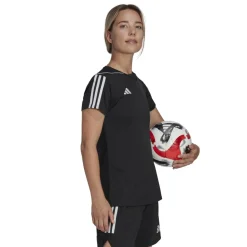 adidas Voetbalkleding*Tiro voetbalshirt dames 23 black white
