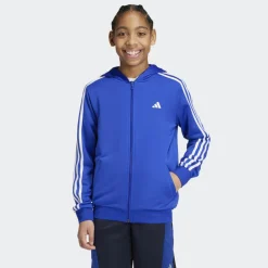 adidas Sport Trui*Train Essentials AEROREADY 3-Stripes trainingsjack junior lucid blue white