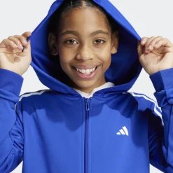 adidas Sport Trui*Train Essentials AEROREADY 3-Stripes trainingsjack junior lucid blue white