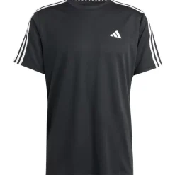 adidas Sportshirt*Train Essentials 3-Stripes shirt heren black white