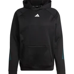 adidas Sport Trui*Train Icons 3-Stripes hoodie heren black arctic night white