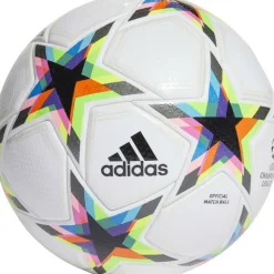 adidas Voetbal Kopen*UCL Pro Void voetbal white silver metallic bright  cyan pantone