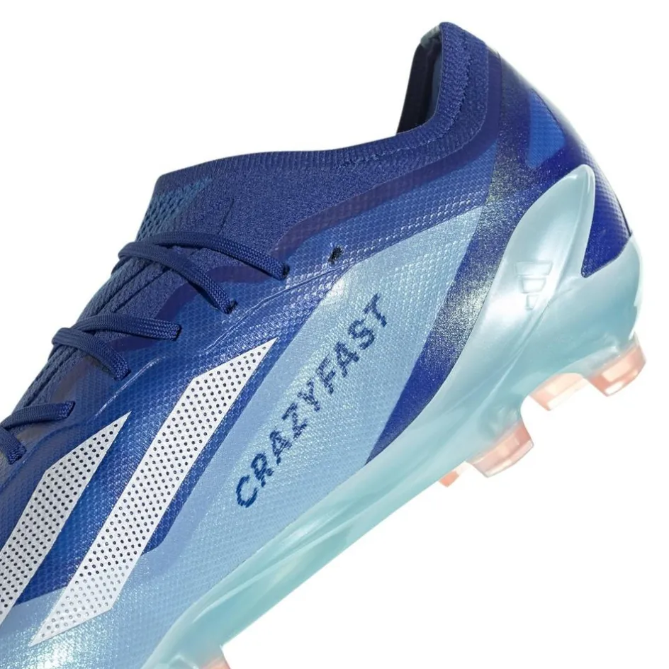 adidas Voetbalschoenen*X Crazyfast.1 FG voetbalschoenen bright royal cloud white solar red