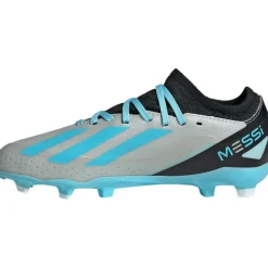 adidas Voetbalschoenen*X Crazyfast Messi.3 FG voetbalschoenen junior silver metallic blish blue core black