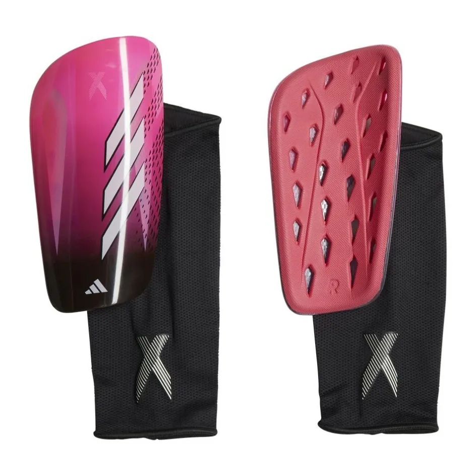 adidas Scheenbeschermers Voetbal*X Speedportal League scheenbeschermers team shock pink zero metalic black