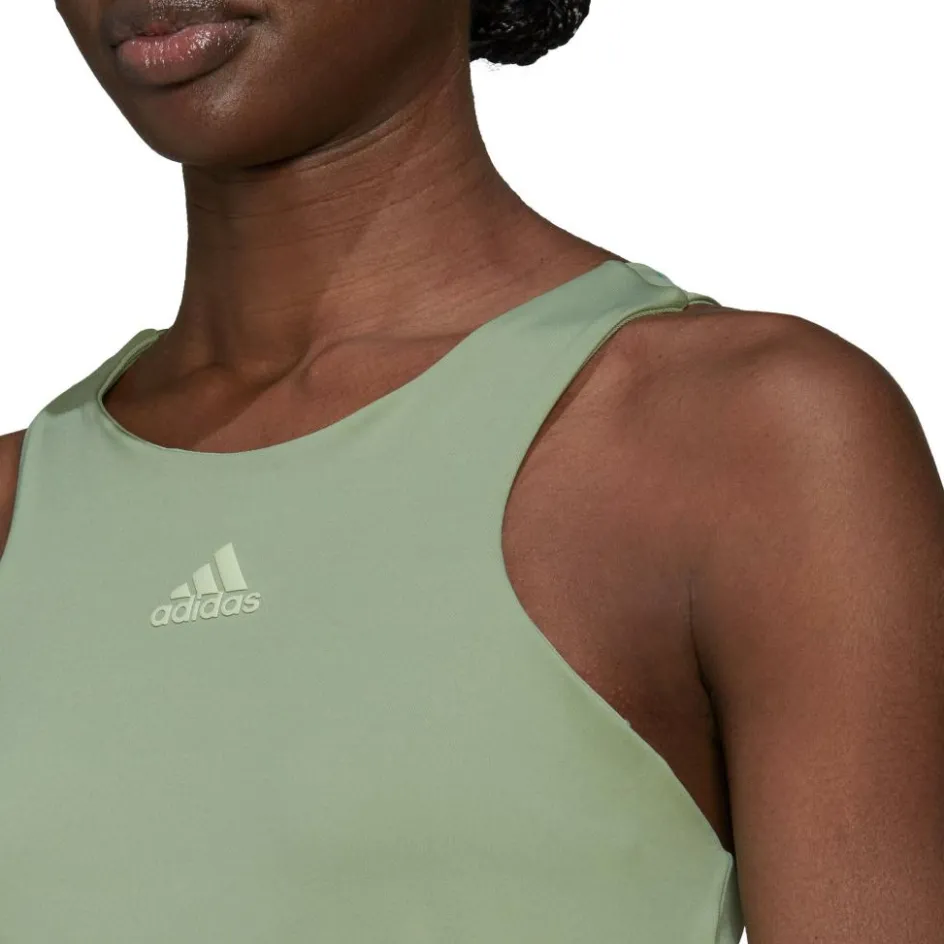 adidas Tenniskleding*Y tennis tanktop dames magic lime