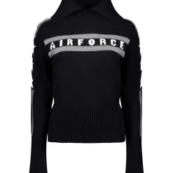 Airforce Ski Truien|Wintersport*Eldora Mountain Knit sweater dames true black