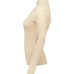 Airforce Skipullies|Wintersport*Ruby Ribbed skipully dames beige mist white