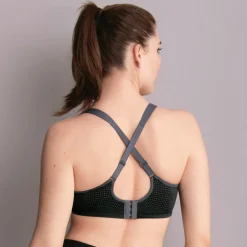 Anita Sportbh's*Performance WireX sport bh dames zwart antraciet