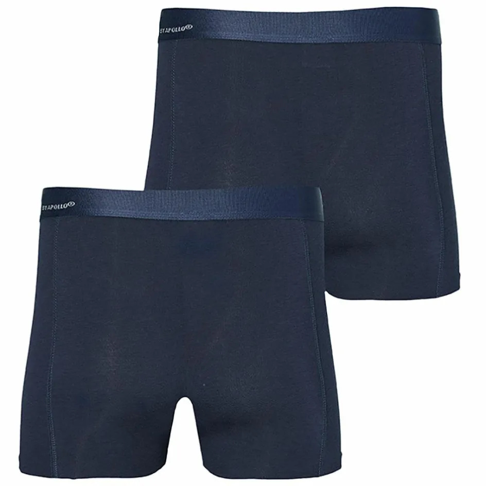 Apollo Sportondergoed*Bamboo Basic onderbroek heren navy 2-pack