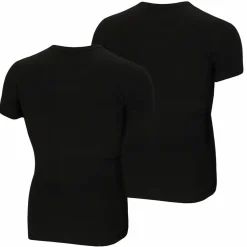 Apollo Sportondergoed*Bamboo O-hals shirt heren black 2-pack