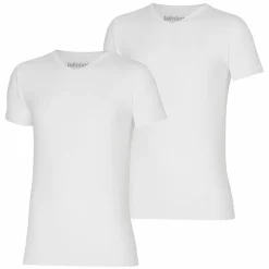 Apollo Sportondergoed*Bamboo V-hals shirt heren white 2-pack