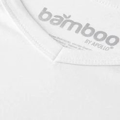 Apollo Sportondergoed*Bamboo V-hals shirt heren white 2-pack