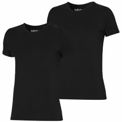 Apollo Sportondergoed*Bamboo V-hals shirt heren black 2-pack