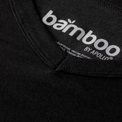 Apollo Sportondergoed*Bamboo V-hals shirt heren black 2-pack