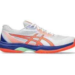 Asics Padelschoenen*GAME FF padelschoen heren white vivid coral