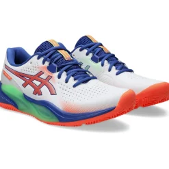 Asics Padelschoenen*GEL-CHALLENGER 15 padelschoenen heren white vivid coral