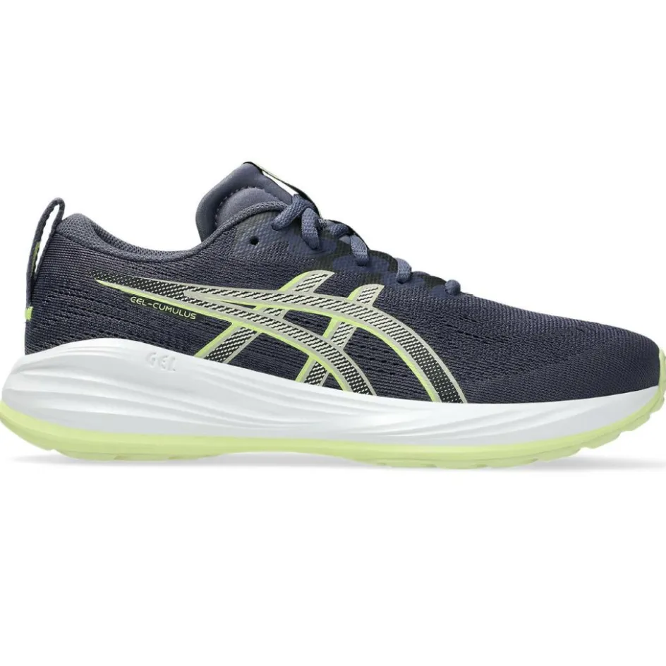 Asics Hardloopschoenen*GEL-CUMULUS 27 GS hardloopschoenen junior indigo fog lucid yellow