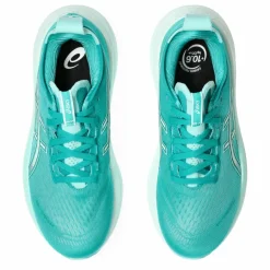 Asics Hardloopschoenen*Gel-Nimbus 27 hardloopschoenen dames wave teal illuminate mint
