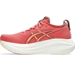 Asics Hardloopschoenen*GEL-NIMBUS 27 hardloopschoenen dames dark pink clay orange glow