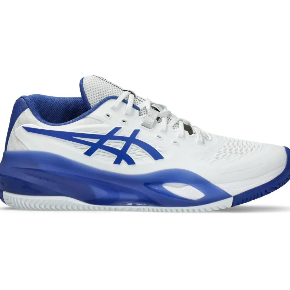 Asics Tennisschoenen*GEL-RESOLUTION X CLAY tennisschoenen heren white dark cobalt
