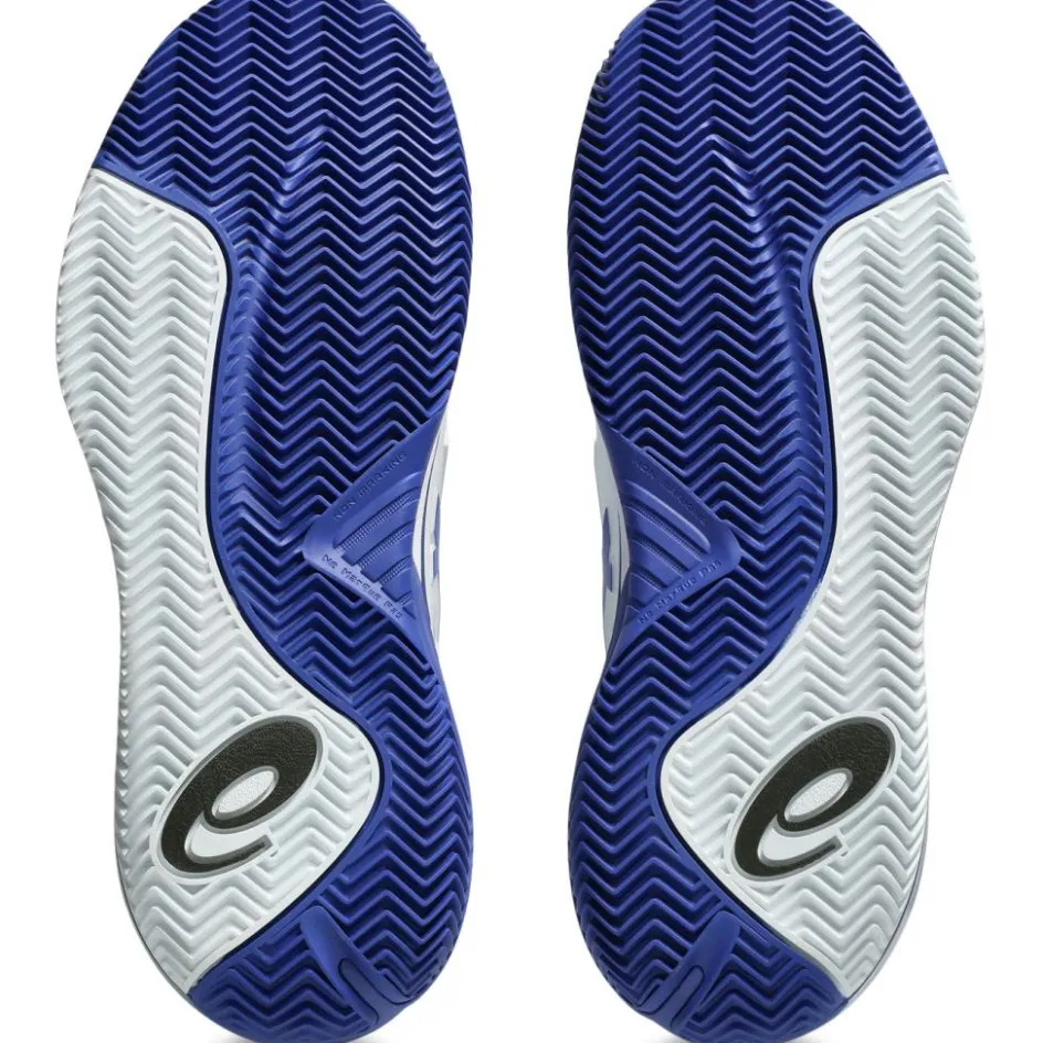 Asics Tennisschoenen*GEL-RESOLUTION X CLAY tennisschoenen heren white dark cobalt