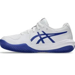 Asics Tennisschoenen*GEL-RESOLUTION X GS CLAY tennisschoenen junior white dark cobalt