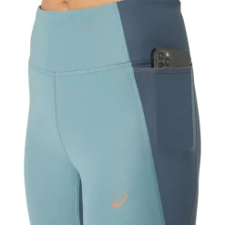 Asics Hardloopkleding*Nagino hardloopbroek dames foggy teal tarmac