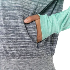 Asics Hardloopkleding*Nagino Run hardloopjack dames aurora green blue expanse