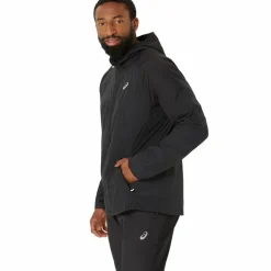 Asics Hardloopkleding*Road Packable hardloopjack heren performance black