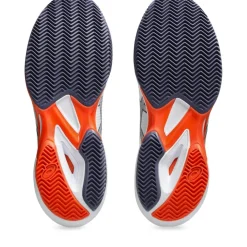 Asics Tennisschoenen*Solution Speed FF 3 Clay tennisschoenen heren white greyish purple