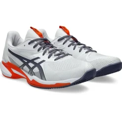 Asics Tennisschoenen*Solution Speed FF 3 Clay tennisschoenen heren white greyish purple