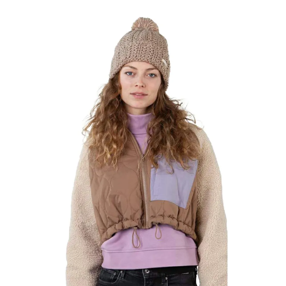 Barts Mutsen|Wintersport*Nirvaan muts dames light brown