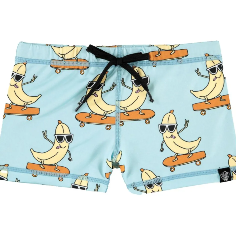 Beach & Bandits Zwembroek* Let it Slide zwemboxer junior blue