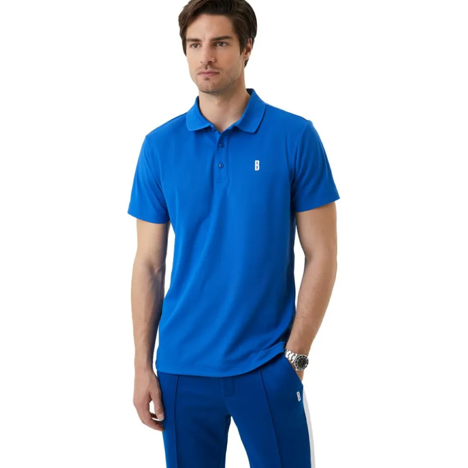 Björn Borg Tenniskleding* Ace tennispolo heren nautical blue
