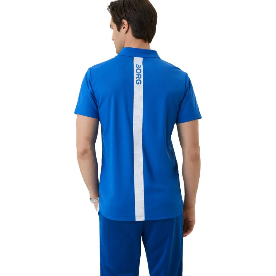 Björn Borg Tenniskleding* Ace tennispolo heren nautical blue