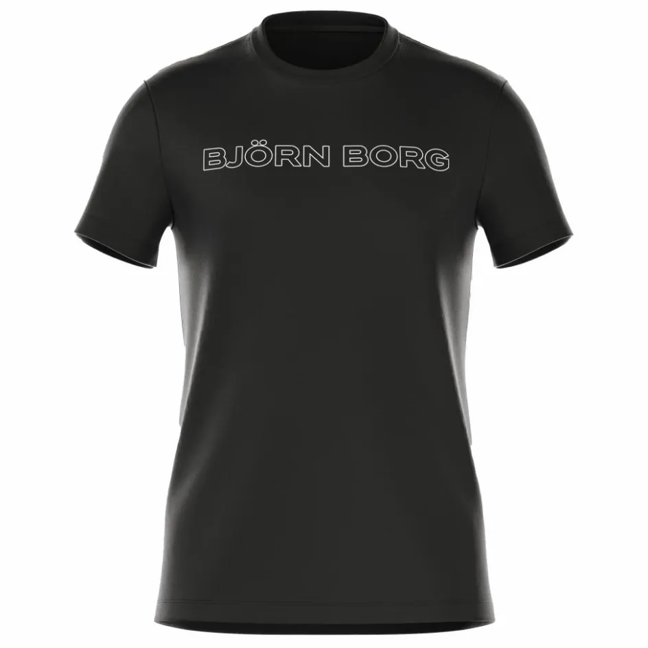 Björn Borg Shirts, Polo's & Blouses* Borg Essential 3 shirt heren black beauty
