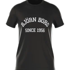 Björn Borg Tenniskleding* Borg Essential tennisshirt heren black beauty