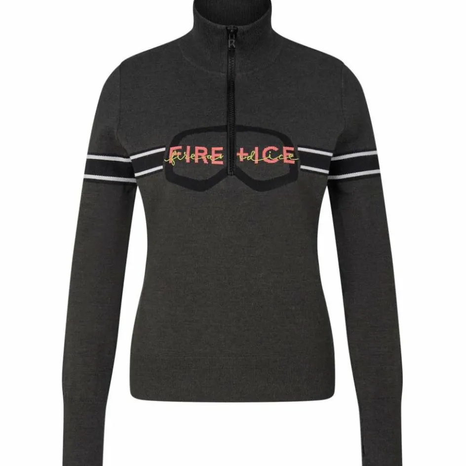 Bogner Fire+Ice Wintersport|Skipullies* Azra skipully dames anthracite