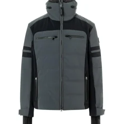 Bogner Ski Jassen|Wintersport*Minho softshell winterjas heren darkgrey black